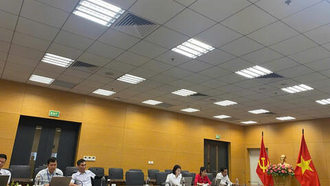 Sở Khoa học và Công nghệ Lai Châu làm việc với Cục Viễn thông về việc phủ sóng di động các thôn/bản lõm sóng trên địa bàn tỉnh Lai Châu