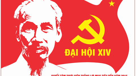Tuyên truyền trực quan Đại  hội đại biểu toàn quốc lần thứ  XIV của Đảng