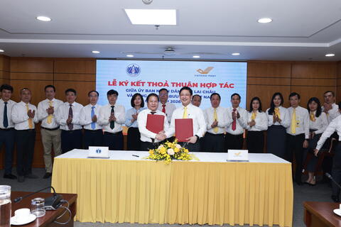 Lai Châu ký kết Thỏa thuận hợp tác với Tổng công ty Bưu điện Việt Nam giai đoạn 2026 - 2030