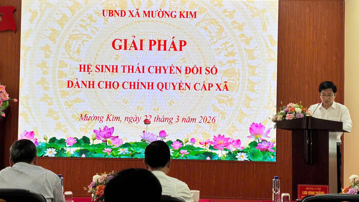 Hội nghị bàn giải pháp chuyển đổi số xã Mường Kim năm 2026