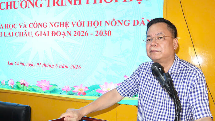 Sở Khoa học và Công nghệ và Hội Nông dân tỉnh Lai Châu ký kết Quy chế phối hợp giai đoạn 2026 - 2030