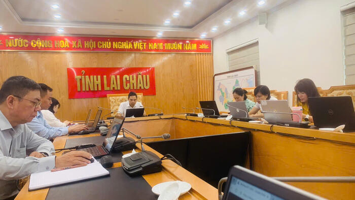 Lai Châu Tập huấn trực tuyến về sử dụng các hệ thống thông tin cho cán bộ cấp xã đáp ứng mô hình chính quyền địa phương 02 cấp