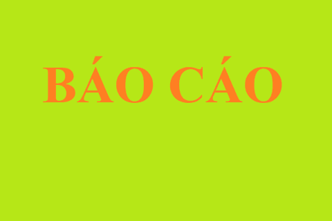 Báo cáo rà soát văn bản theo chuyên đề