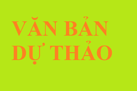 Lấy ý kiến về Dự thảo Quyết định về việc ban hành Quy chế tiếp nhận, xử lý, phát hành và quản lý văn bản điện tử trên Hệ thống Phần mềm quản lý văn bản và điều hành giữa các cơ quan nhà nước trên địa bàn tỉnh Lai Châu