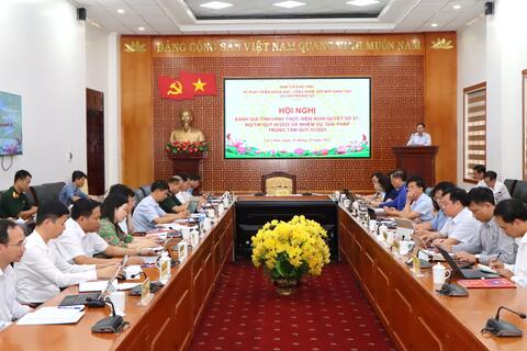 Hội nghị đánh giá tình hình thực hiện Nghị quyết số 57-NQ/TW của Bộ Chính trị