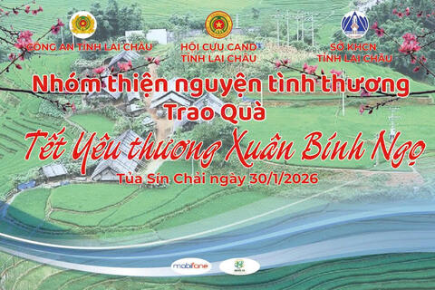 Đoàn công tác của Công an tỉnh, Sở KH&CN, Mobiphone Lai Châu làm việc với Ban thường vụ xã Tủa Sín Chải