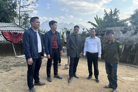 Khảo sát, kiểm tra hiện trạng phủ sóng băng rộng di động bản Thành Chử xã Tủa Sín Chải tỉnh Lai Châu