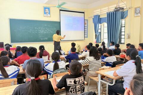 Ứng dụng trí tuệ nhân tạo trong giảng dạy tại Trường THCS Pắc Ta một Bước chuyển mình mạnh mẽ của giáo dục vùng cao