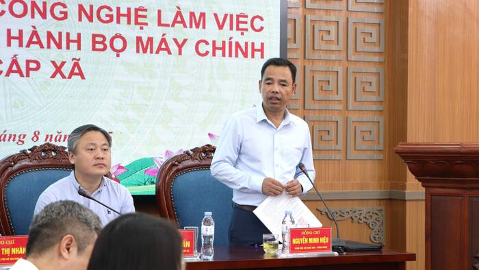 Đoàn công tác của Bộ Khoa học và Công nghệ làm việc với  tỉnh Lai Châu về vận hành bộ máy chính quyền cấp xã