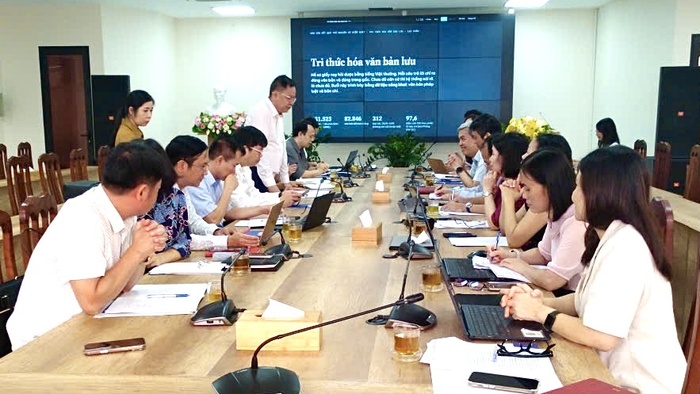 Lai Châu làm việc với Cục Văn thư và Lưu trữ nhà nước về thử nghiệm “Tri thức hóa văn bản lưu ”